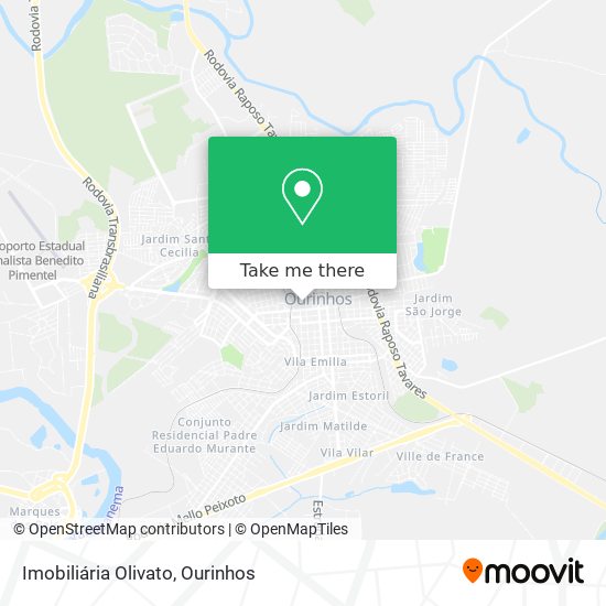 Imobiliária Olivato map