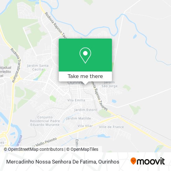 Mercadinho Nossa Senhora De Fatima map