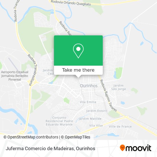 Juferma Comercio de Madeiras map