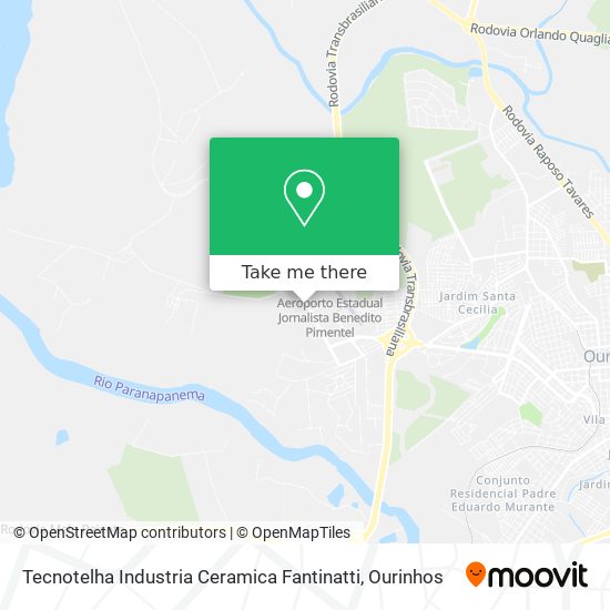 Tecnotelha Industria Ceramica Fantinatti map