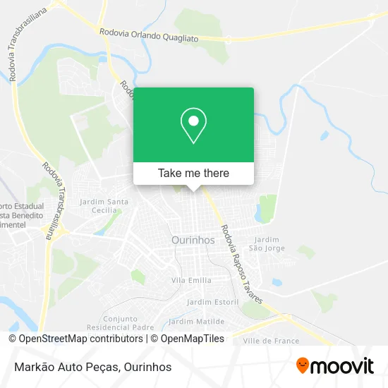 Markão Auto Peças map
