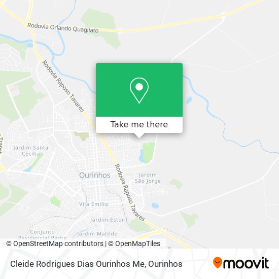Cleide Rodrigues Dias Ourinhos Me map