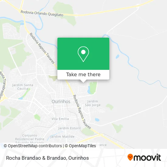 Rocha Brandao & Brandao map