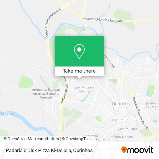 Padaria e Disk Pizza Ki-Delícia map