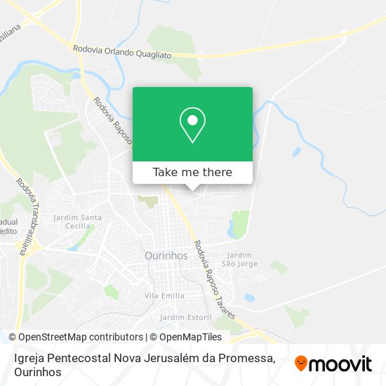 Igreja Pentecostal Nova Jerusalém da Promessa map