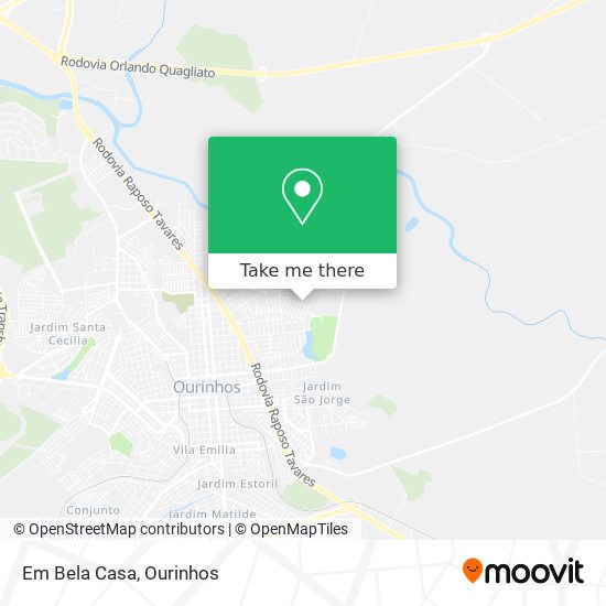 Em Bela Casa map