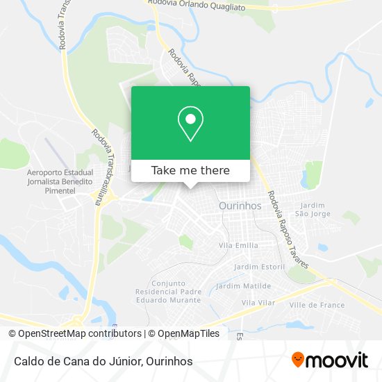 Caldo de Cana do Júnior map