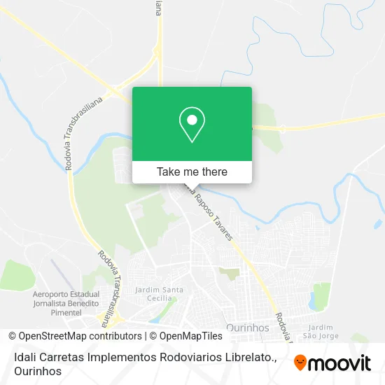 Idali Carretas Implementos Rodoviarios Librelato. map