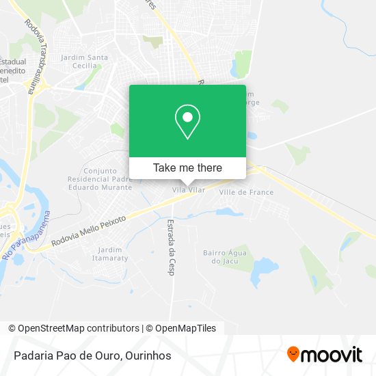 Padaria Pao de Ouro map