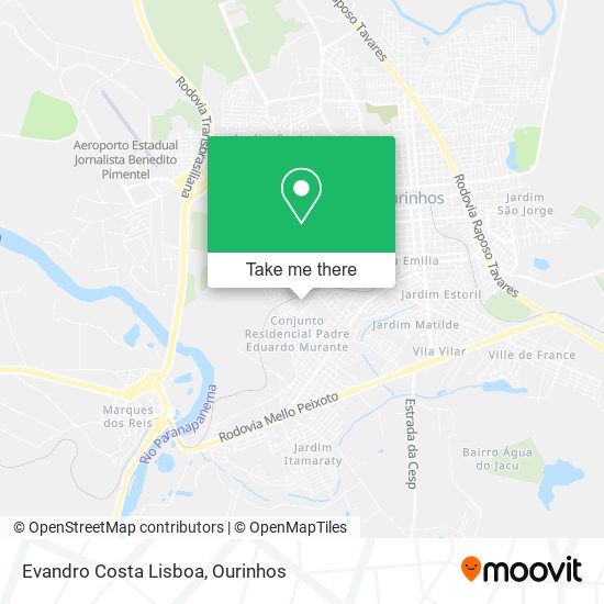 Evandro Costa Lisboa map