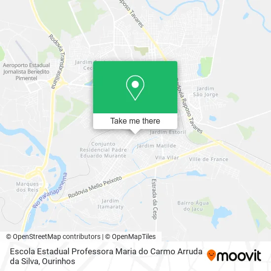 Escola Estadual Professora Maria do Carmo Arruda da Silva map