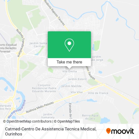 Catmed-Centro De Assistencia Tecnica Medical map