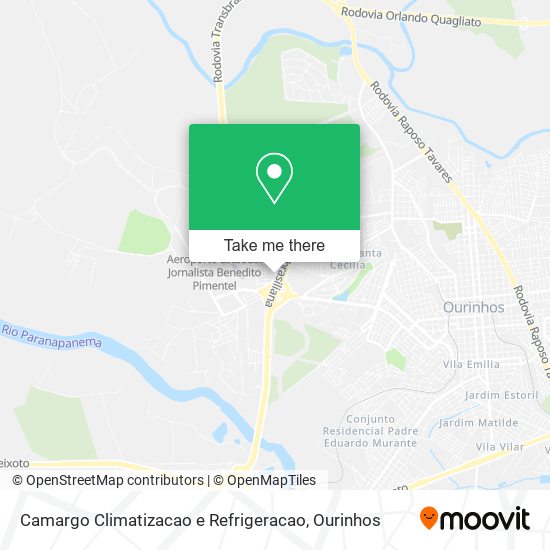 Camargo Climatizacao e Refrigeracao map