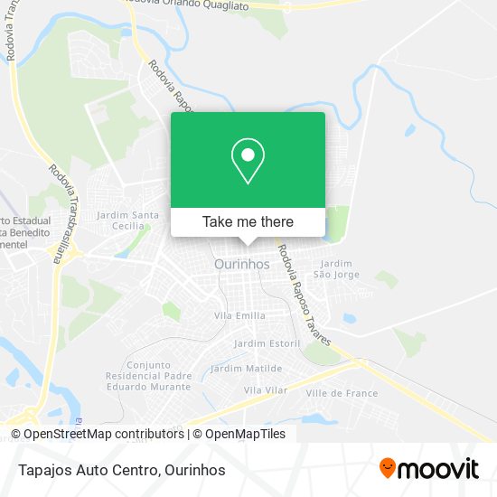 Tapajos Auto Centro map