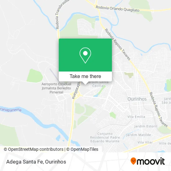 Adega Santa Fe map