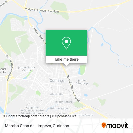 Mapa Maraba Casa da Limpeza