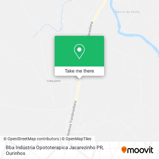Bba Indústria Opototerapica Jacarezinho PR map