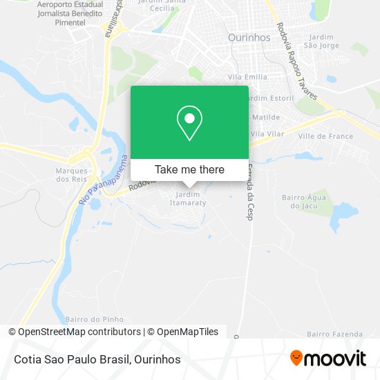 Cotia Sao Paulo Brasil map