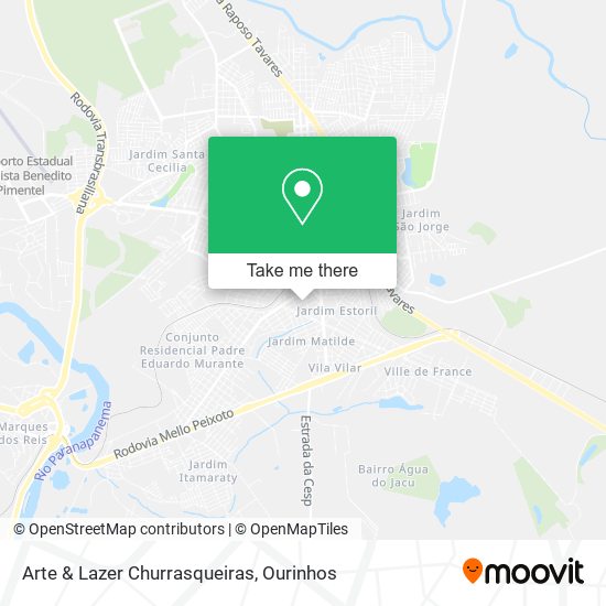 Arte & Lazer Churrasqueiras map