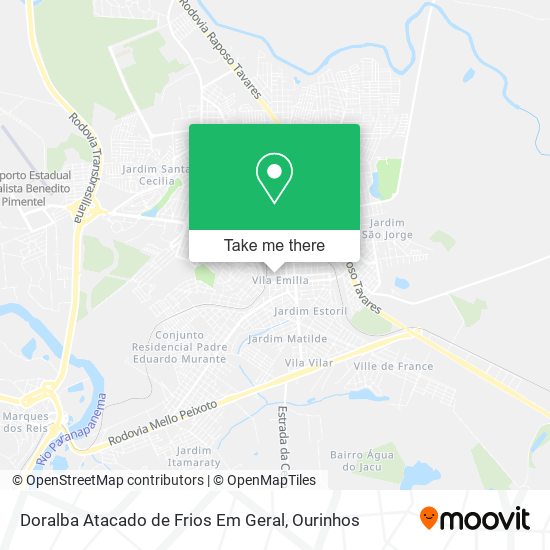 Doralba Atacado de Frios Em Geral map