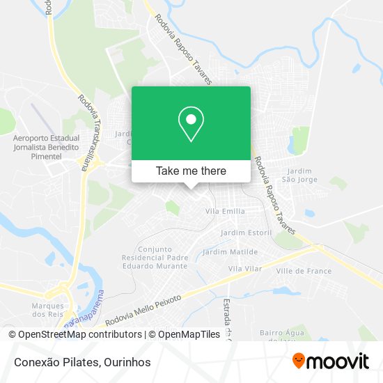 Mapa Conexão Pilates