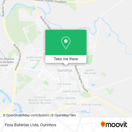Feza Baterias Ltda map