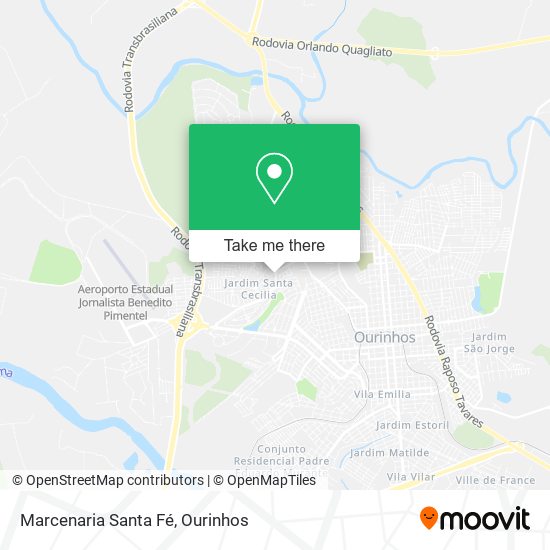 Marcenaria Santa Fé map