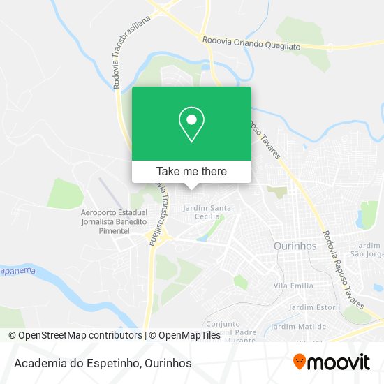 Academia do Espetinho map