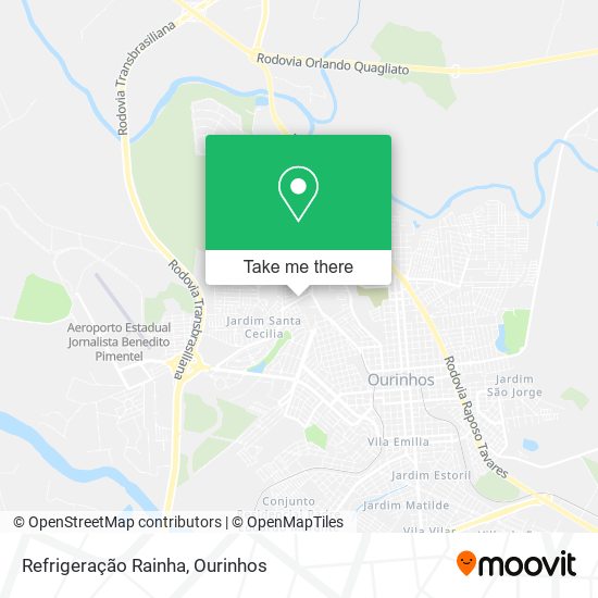 Refrigeração Rainha map