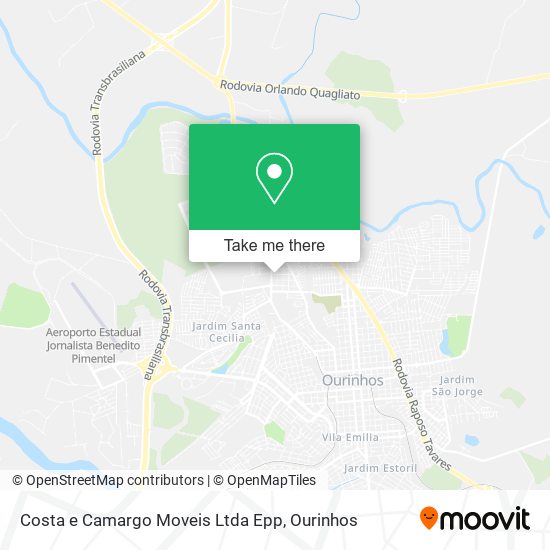 Costa e Camargo Moveis Ltda Epp map