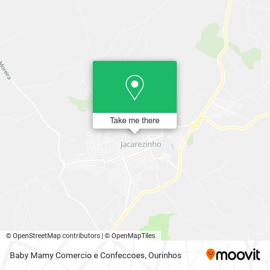 Mapa Baby Mamy Comercio e Confeccoes