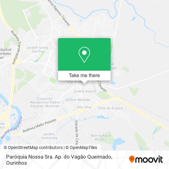 Paróquia Nossa Sra. Ap. do Vagão Queimado map