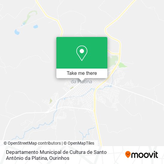 Departamento Municipal de Cultura de Santo Antônio da Platina map