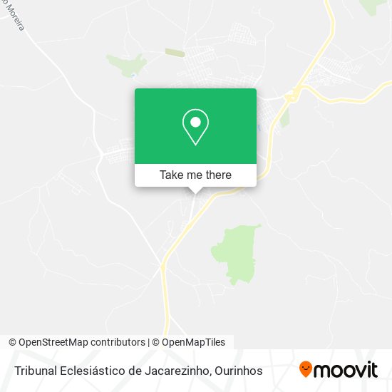 Mapa Tribunal Eclesiástico de Jacarezinho