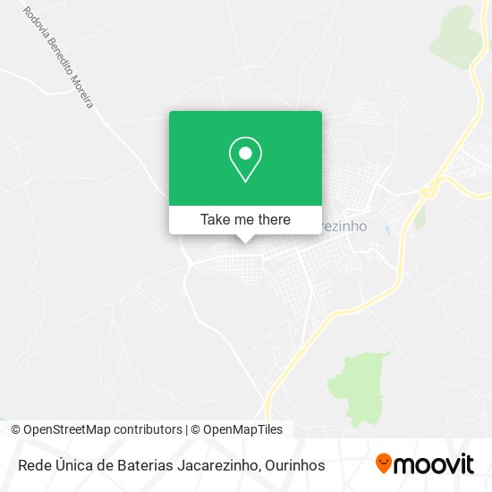 Mapa Rede Única de Baterias Jacarezinho