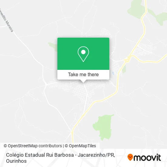 Colégio Estadual Rui Barbosa - Jacarezinho / PR map