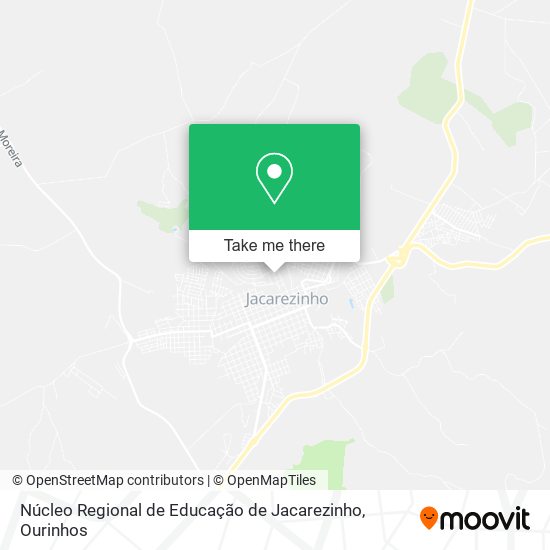 Núcleo Regional de Educação de Jacarezinho map