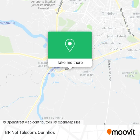 BR Net Telecom map