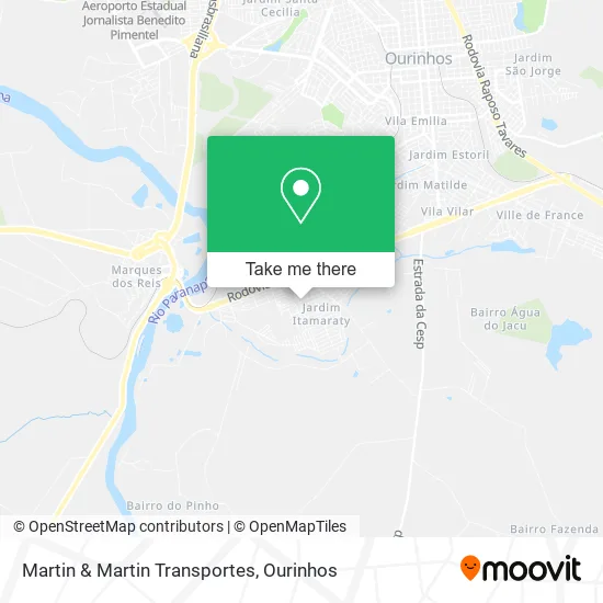 Martin & Martin Transportes map