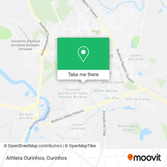 Athleta Ourinhos map