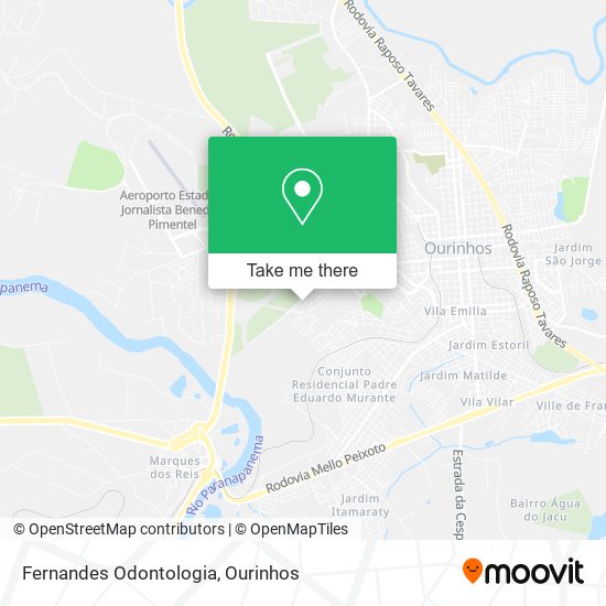 Fernandes Odontologia map