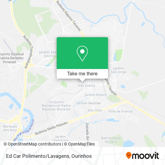 Mapa Ed Car Polimento/Lavagens