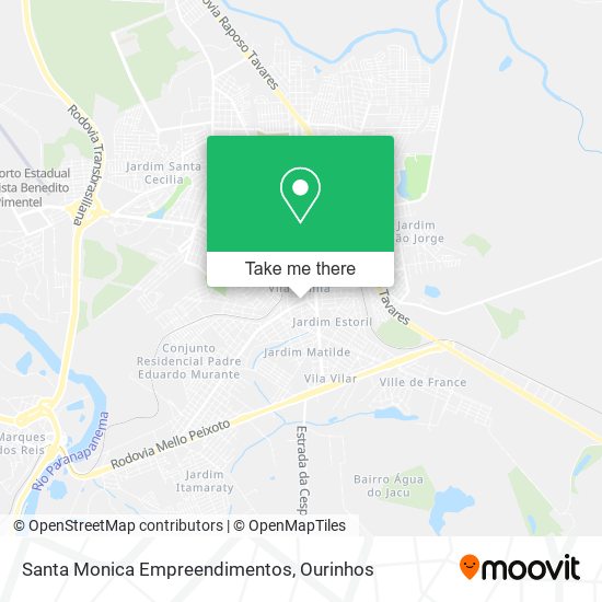Santa Monica Empreendimentos map