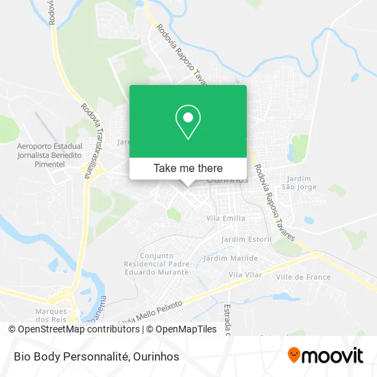 Bio Body Personnalité map