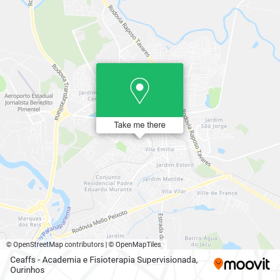 Ceaffs - Academia e Fisioterapia Supervisionada map