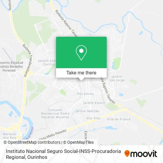 Instituto Nacional Seguro Social-INSS-Procuradoria Regional map