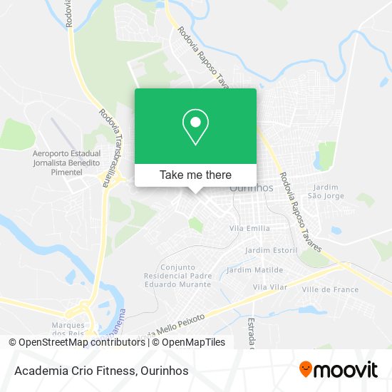 Academia Crio Fitness map