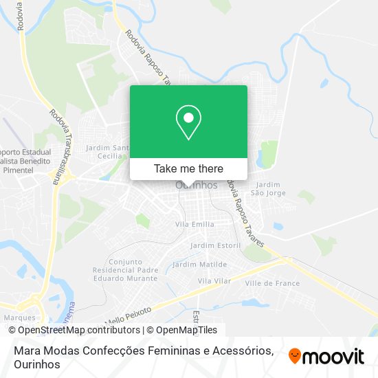 Mara Modas Confecções Femininas e Acessórios map