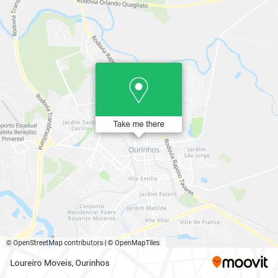 Loureiro Moveis map