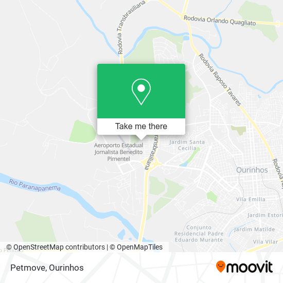 Petmove map